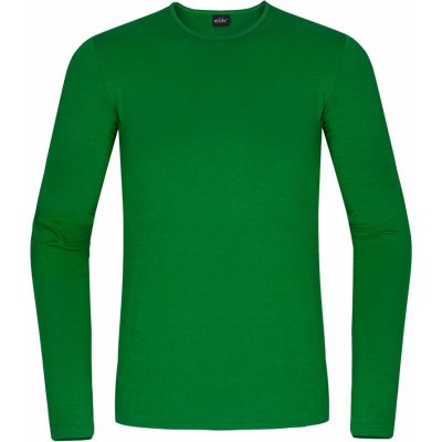 Bambutik CLASSIC bambusové tričko dlouhý rukáv zelená – Zboží Mobilmania