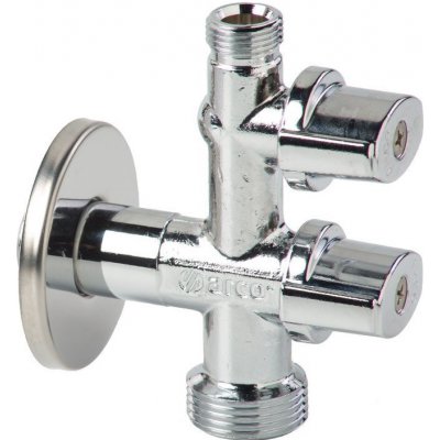 ARCO kombinovaný pračkový ventil s odbočkou 1/2\'x3/4\'x3/8\', anticalc, chrom | Zboží Auto