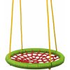 Houpačka Woody houpací kruh 83 cm zelenočervená