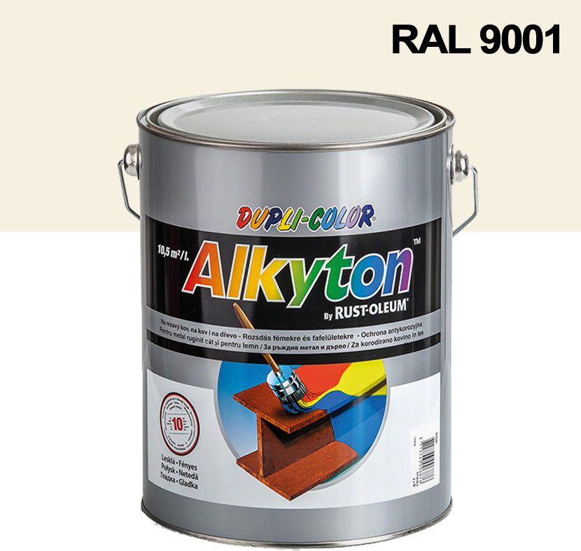 Alkyton hladký lesklý RAL 9001 krémová 5 l od 2 220 Kč - Heureka.cz