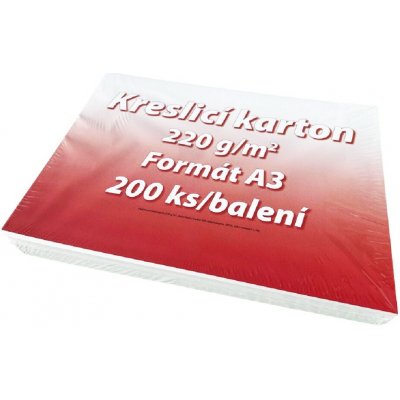 Vikpap - kreslící karton A3, 220 g/m2, 200 listů – Hledejceny.cz
