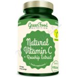 Greenfood Nutrition Natural Vitamin C + Rosehip Extract + Pillbox Gratis 60 kapslí – Hledejceny.cz