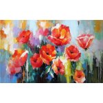 Norimpex Diamantové malování Vlčí máky 80 x 40 cm – Hledejceny.cz