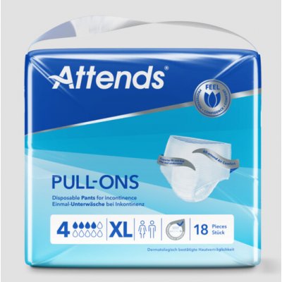 Attends Pull-Ons 4 XL 18 ks – Zboží Mobilmania
