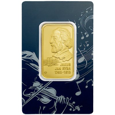 PAMP zlatý slitek Konzervatoř Evropy Jakub Jan Ryba 1 oz – Zboží Dáma