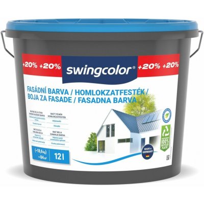 Swingcolor Fasádní barva 6226.U0012.0000 12 l bílá – Zboží Mobilmania