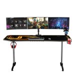 ULTRADESK Frag XXL černý / zlatý UDESK-FX-GD – Zboží Dáma