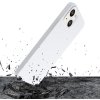Pouzdro a kryt na mobilní telefon 3mk Hardy Silicone MagCase Apple iPhone 15, střírbrné-White