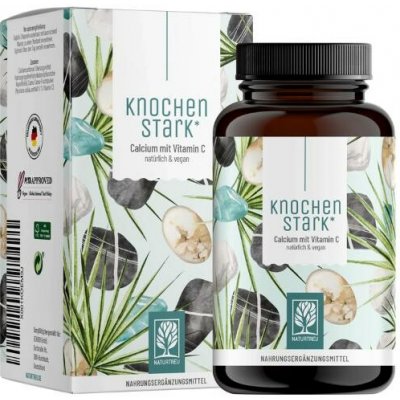 Naturtreu Silné kosti Vápník a Vitamín C 120 veganských kapslí – Hledejceny.cz
