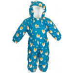 Pidi Lidi Zimní kombinéza zateplená s liškami petrolejová – Zboží Dáma