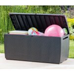 Keter CAPRI 305 l 123 x 53,5 x 57 cm antracit – Zboží Dáma