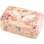 Stoklasa šperkovnice se zrcátkem motýl středně růžová – Zboží Dáma