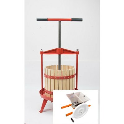 Aldo Lis na ovoce rámový 12l plus mlýnek drtič na ovoce 7l lux plus FP7 | červená – Zboží Dáma