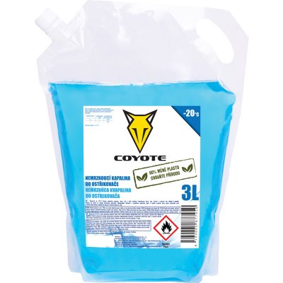 Coyote Zimní kapalina do ostřikovačů softpack -20°C 3 l – Hledejceny.cz