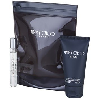 Jimmy Choo Man IV. EDT 7,5 ml + balzám po holení 50 ml + cestovní taška dárková sada