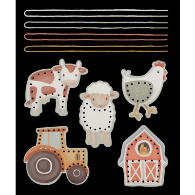 Little dutch Šněrovací karty Farma – Zboží Dáma