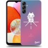 Pouzdro a kryt na mobilní telefon Samsung Picasee silikonové Samsung Galaxy A15 A155F 4G Mirai Maneki Neko černé