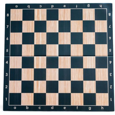 Skládací šachovnice; vzor dřevo – Zboží Živě