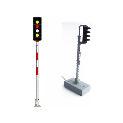 Němeček návěstidlo AŽD vjezdové Ž,Č,B,Ž t470 – Zboží Dáma