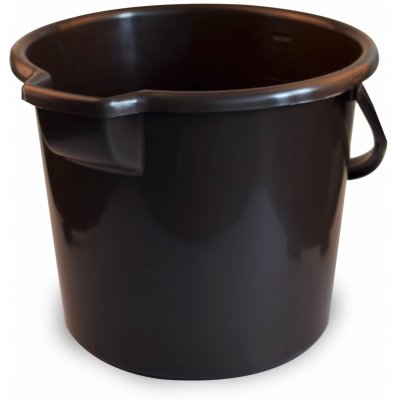 Fave Kbelík s širokou výlevkou plast černý 12 l – Zboží Dáma