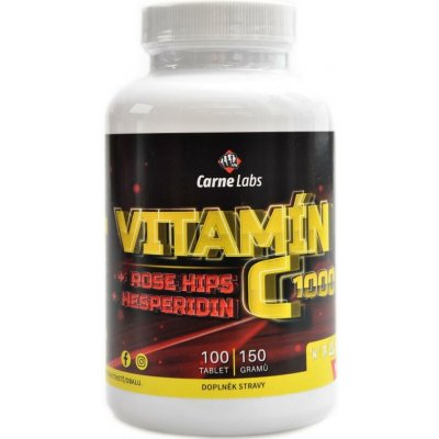 Carne Labs Vitamín C 1000 + rose hips + hesperidin 100 tablet – Hledejceny.cz