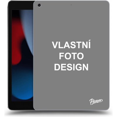Picasee silikonový černý obal pro Apple iPad 10.2" 2021 9. gen Vlastní design/motiv