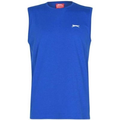 Slazenger tričko bez rukávů pánské modrá – Zboží Dáma