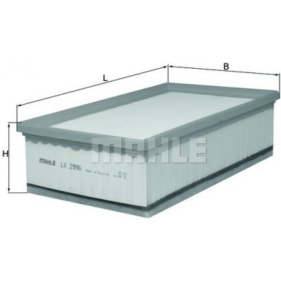 MAHLE ORIGINAL Vzduchový filtr LX2996 – Hledejceny.cz