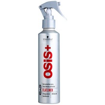 Schwarzkopf Osis Style Sleek Flatliner – silně fixační sérum pro žehlení vlasů 200 ml