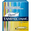Hygienické tampóny Tampax Compak Regular 8 ks