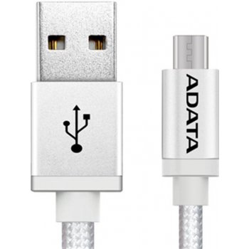 ADATA AMUCAL-100CMK-CSV Micro USB, 1m, stříbrný