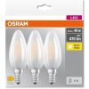 Žárovka Osram SADA 3x LED žárovka B40 E14/4W/230V 2700K