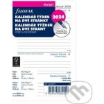 Filofax, Kalendář 2023 kapesní, týden 2 strany, linky, ČJ+SJ – Zbozi.Blesk.cz