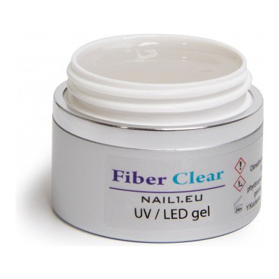 Nail1 Fiber Clear UV/LED jednofázový gel Střední viskozita 40 ml – Hledejceny.cz
