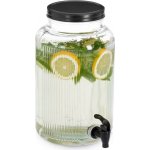 Zeller Skleněná nádoba s kohoutkem KITCHEN ESSENTIALS, 3900 ml transparentní – Zboží Dáma