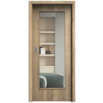 Sapeli Elegant Komfort M40 posuvné dub Halifax 120 x 210 cm Čiré sklo – Hledejceny.cz
