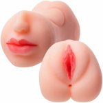 SuperLove 3in1 Realistic Mouth-Pussy-Anal Masturbator – Zboží Dáma