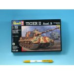 Revell Model Kit Plastic tank 03129 Tiger II Ausf. B 1:72 – Zbozi.Blesk.cz