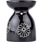 Svíčky aroma lampa keramická 86 x 116 mm černá – Hledejceny.cz
