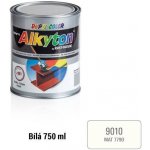 Alkyton RAL 9010 bílá matná, hladký mat obsah 0,75l – Sleviste.cz