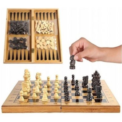 Šachy set 3v1 34x34