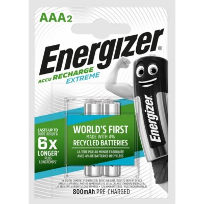 Energizer Extreme AAA 800mAh 2ks EN-EXTRE800B2 – Zboží Živě