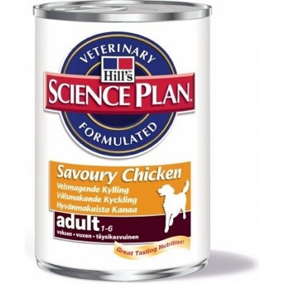 Hill’s Science Plan Adult Savoury Chicken 370 g – Hledejceny.cz