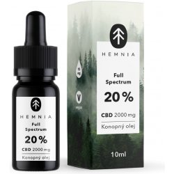 Full Spectrum CBD Konopný olej 20% 2000 mg 10 ml