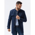 Ombre Clothing pánský přechodový kabát Moya C269 navy – Zboží Dáma