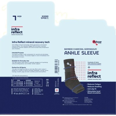 Pulsaar Active bandáž na kotník s bambus.uhl. – Zboží Mobilmania