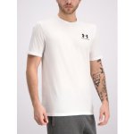 Under Armour Sportstyle Left Chest SS bílé – Zboží Dáma