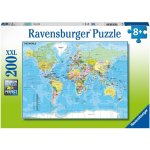 Ravensburger Mapa světa XXL 200 dílků – Hledejceny.cz