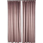 LIVARNO Sada závěsů, 2dílná, 135 x 254 cm (světle růžová) – Sleviste.cz