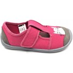 Bar3foot 3F 3BE3 13 super flexi růžové s kočičkou Barefoot – Zboží Mobilmania